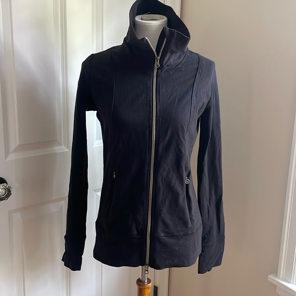 Vintage Lululemon - Zip Up Jacket - Black -Size 10